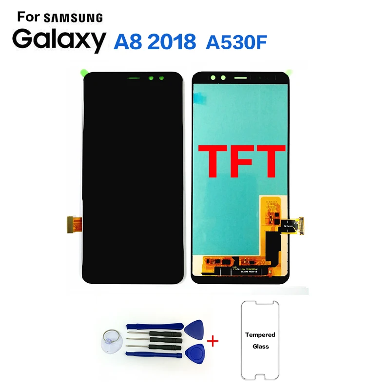 TFT для SAMSUNG Galaxy A8 2018 A530 SM A530F дисплей ЖК экран Замена Samsung A530N A530W модуль|Экраны