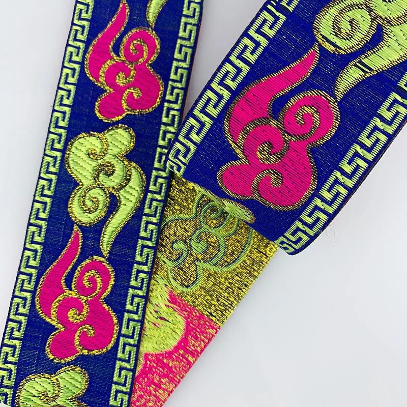 7 метров в длину 5 см винтажном этническом стиле кружевная лента с вышивкой Бохо