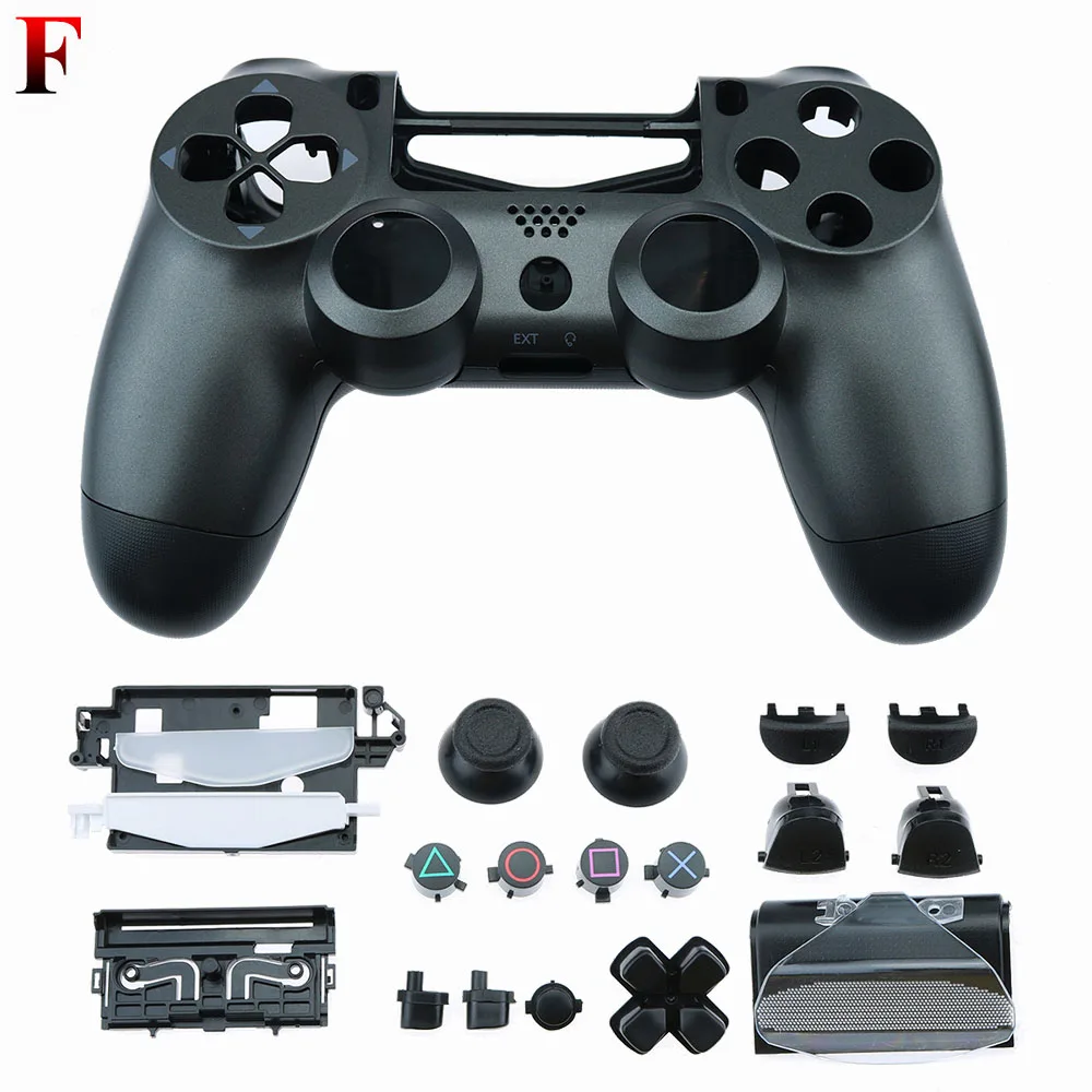 F YuXi оболочка для ps4 pro тонкая Замена полная оболочка и кнопки мод комплект контроллер пользовательский чехол Корпус для playstation 4 pro - Цвет: F