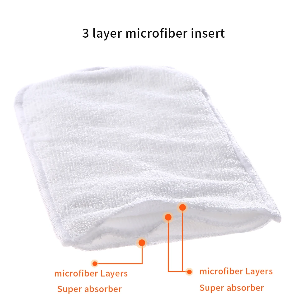 

[simfamily] 4pcs/Set Eco-Friendly Cloth Baby Diaper Reusable Adjustable Diapers Washable Cloth Nappy Cover Fit 3-15kg Baby