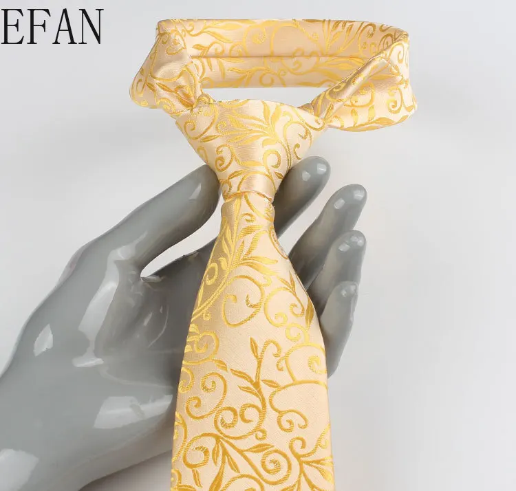 Men Necktie Self-tied Neckties Stripe Neckcloth Neckwear Formal Tie Rose Sky Blue Pink Gold Florwer Ties | Аксессуары для одежды