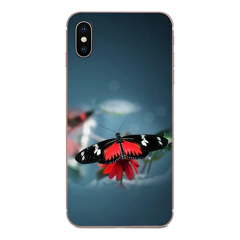 Прекрасный цветочный рисунок бабочки TPU для Huawei P7 P8 P9 P10 P20 P30 Lite Mini Plus Pro Y9 Prime P Smart Z 2018 2019.