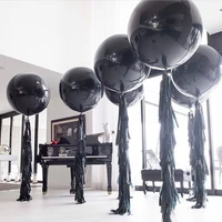 5pcs 36 inch big black latex balloons helium inflable blow up giant balloon wedding birthday party large balloon decoration