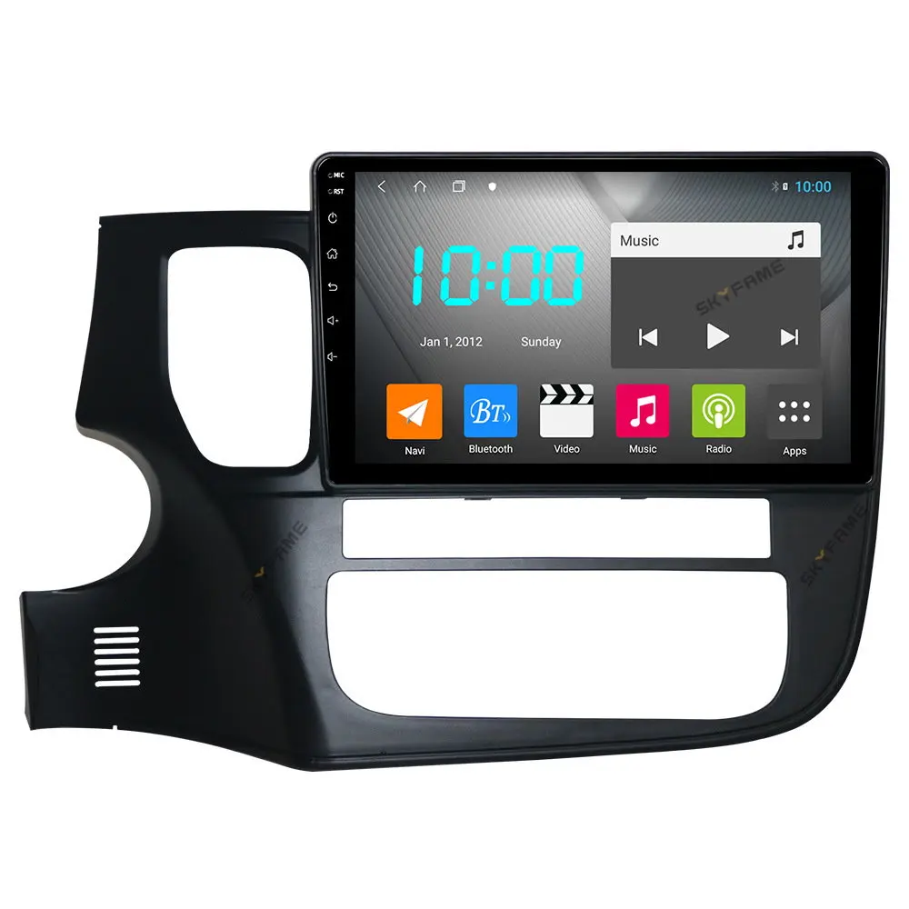 Для Mitsubishi Outlander 2013-2017 автомобильные аксессуары Android мультимедийный плеер радио