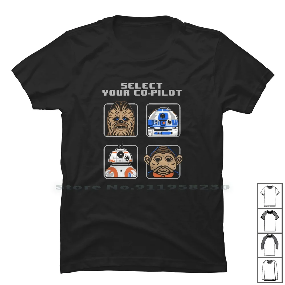 Выберите свою футболку со скоростным пилотом 100% хлопок Мультяшные геймеры пилот