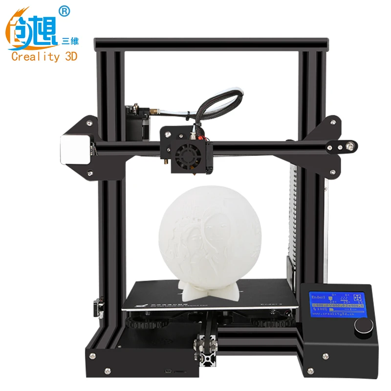 CREALITY 3D принтер Ender 3/3X/3Pro с 3 насадками/2PLA/силикон модернизированное закаленное