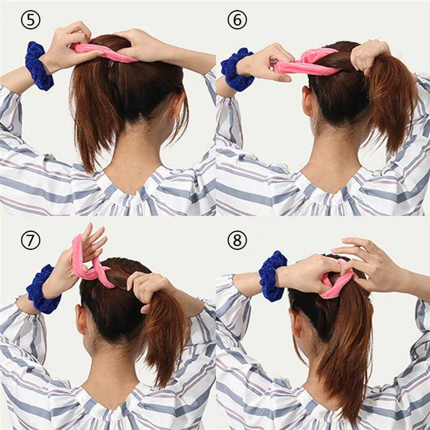 21 шт. бархатные корейские женские эластичные волосы резиновые ленты аксессуары для женщин Головные уборы конский хвост держатель аксессуары для волос 30