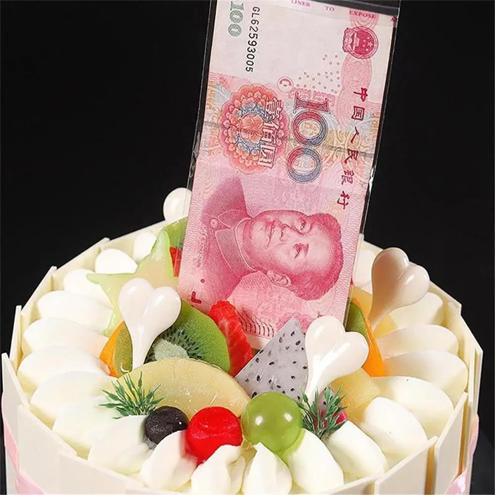 

Creative Birthday Surprise Cake Decoration Props Money Pulling Box Tricky Toy Cake A-TM Birthday Party Cake Topper Surprise Box