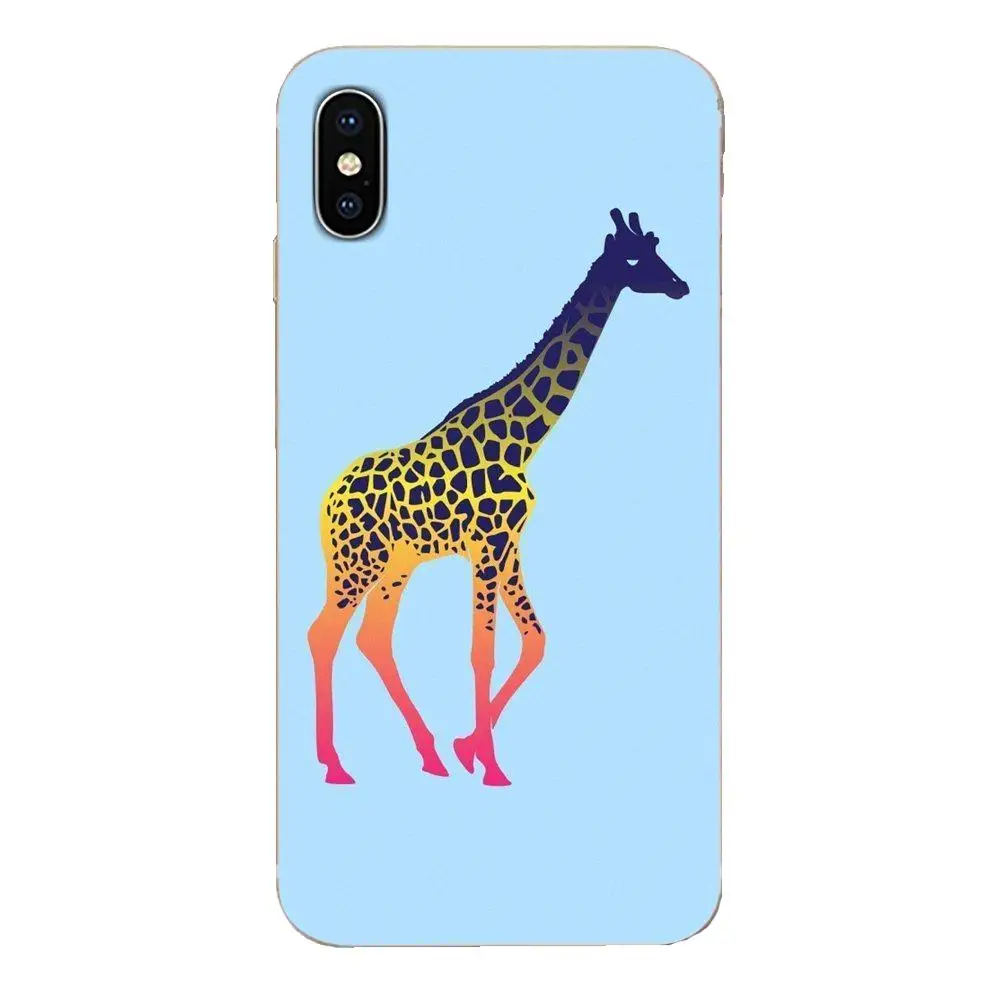 Мягкие ТПУ чехлы с милым жирафом для Galaxy Note 10 A10E A10S A20S A30S A40S A50S A6S A70S A730 A8S M30S S2 S3