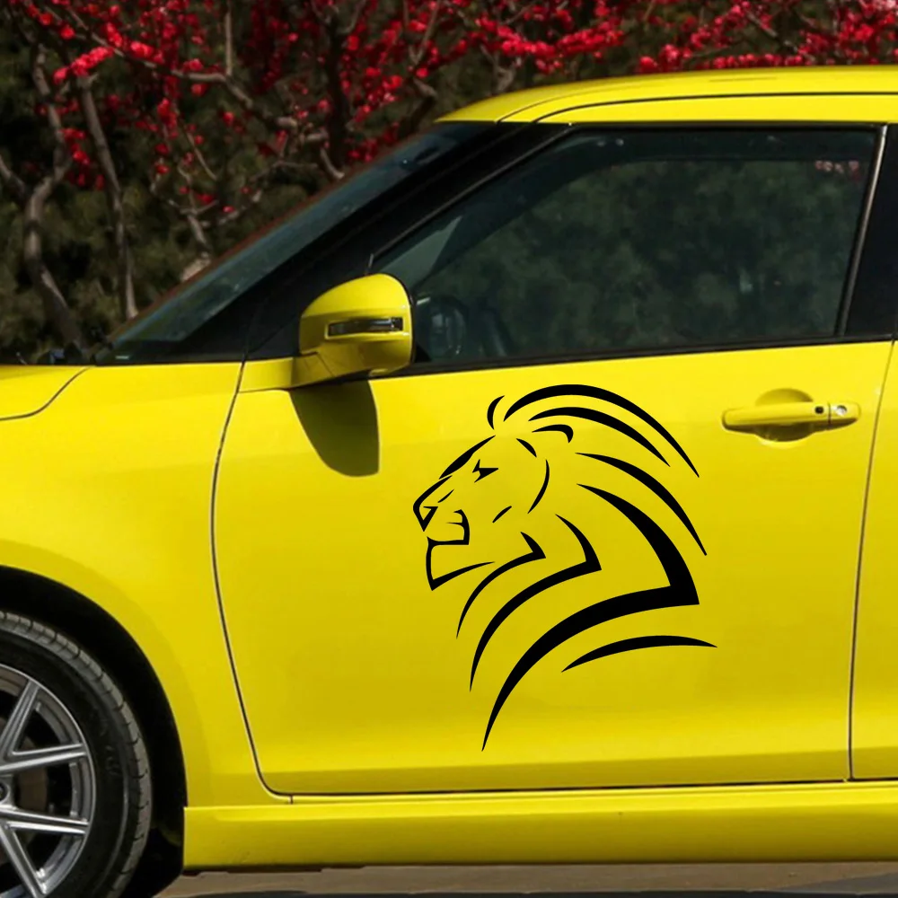 

Free shipping Lion Stickers Voiture Cover Waterproof Scratch Sticker Accessories