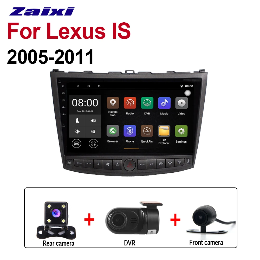 Автомагнитола ZaiXi для Lexus IS IS200 Android мультимедиа GPS аудио стерео 2005 ~ 2011 навигация в
