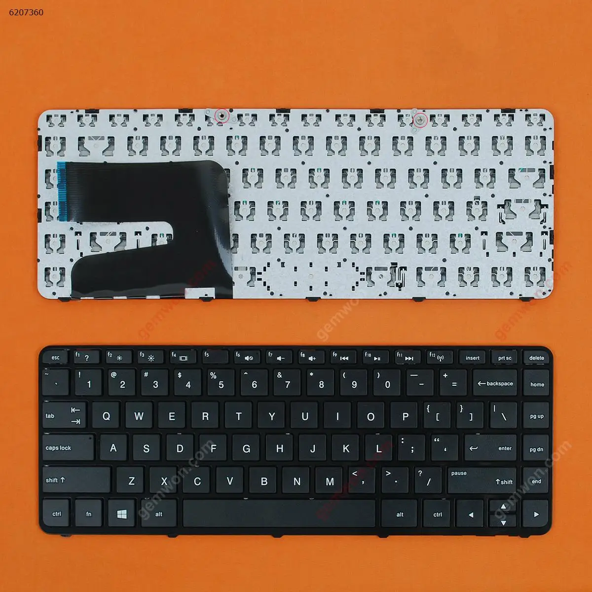 

US New Keyboard for HP Pavilion TouchSmart 14-N 14-N000 Series 14-n014nr 14-n018us 14-n019nr 14-n030ed Laptop Black with Frame