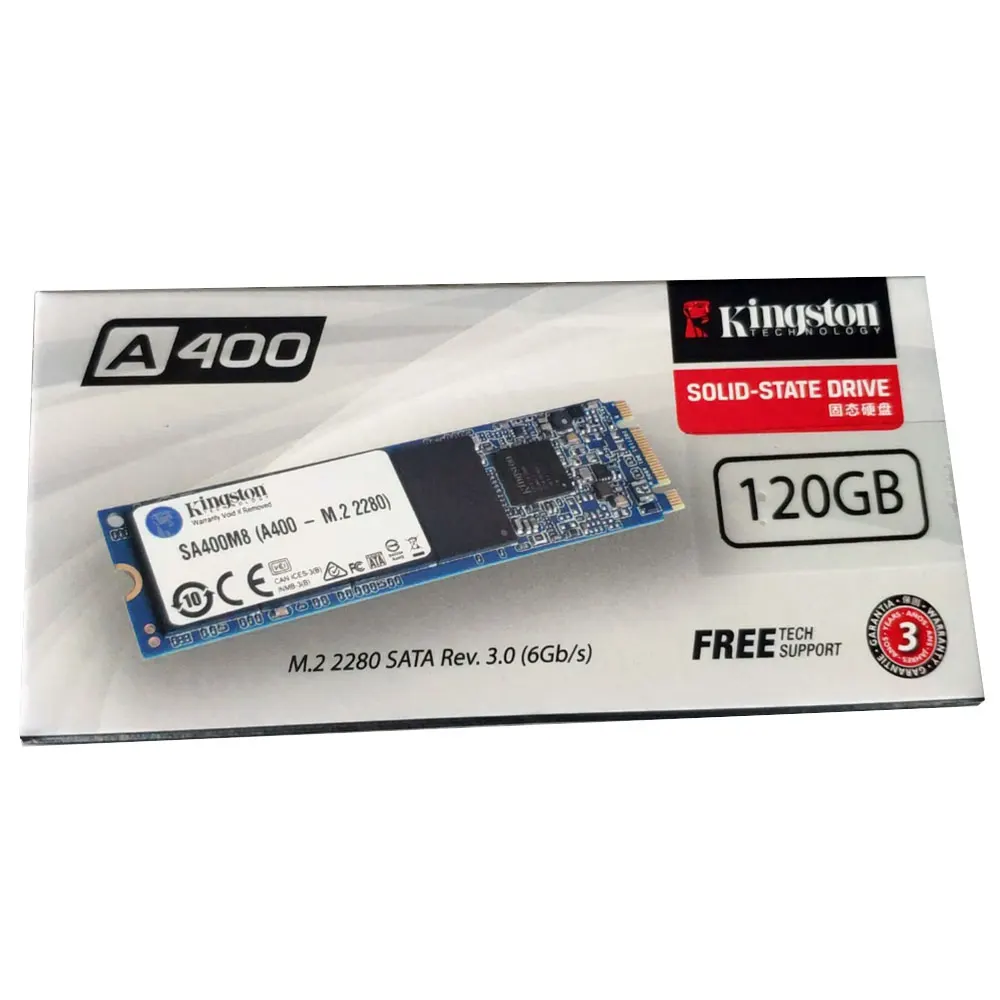 Kingston A400 SSD M2 Nvme Sata Внутренние твердотельные накопители 120g 240g 480g жесткий диск для