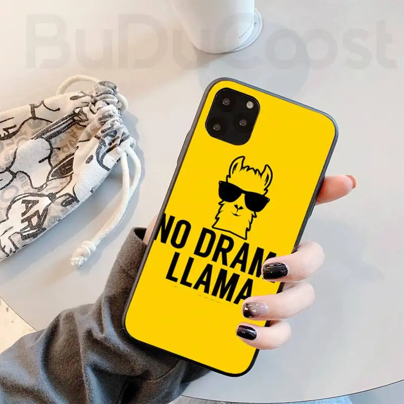 

Hrmes No Prob Lama Llama Alpacas Phone Case for iphone 11 Pro 11 Pro Max X XS XR XS MAX 8plus 7 6splus 5s se 7plus SE 2020 case
