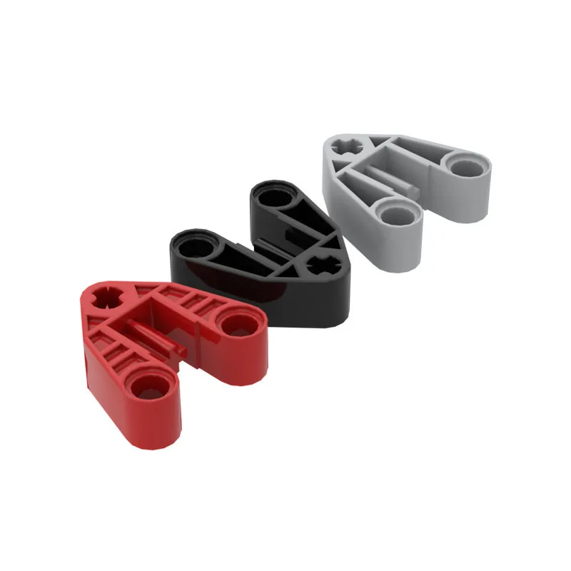 BuildMOC 58177, 3x3, специальные высокотехнологичные алюминиевые детали, крестовое отверстие вверху для строительных блоков, детали «сделай сам»