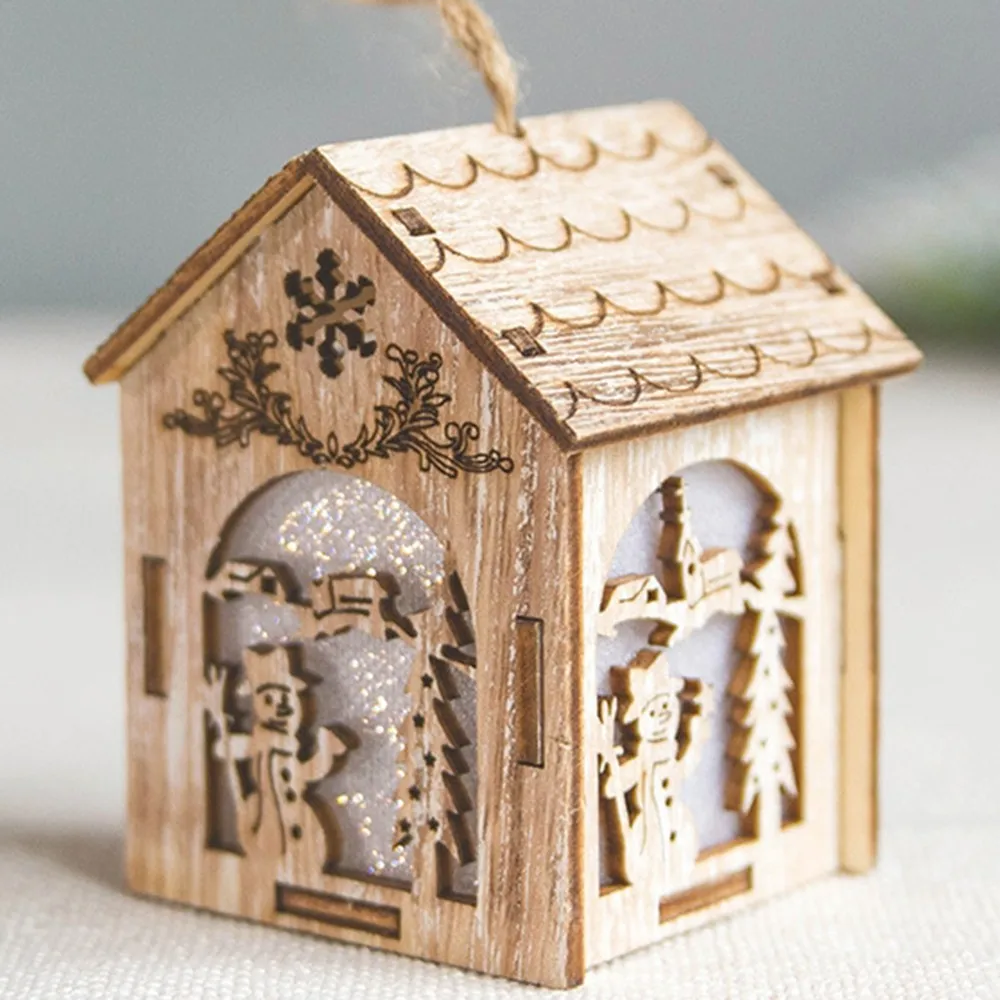 Лидер продаж фестиваль люминесцентные светодиодные деревянные дома