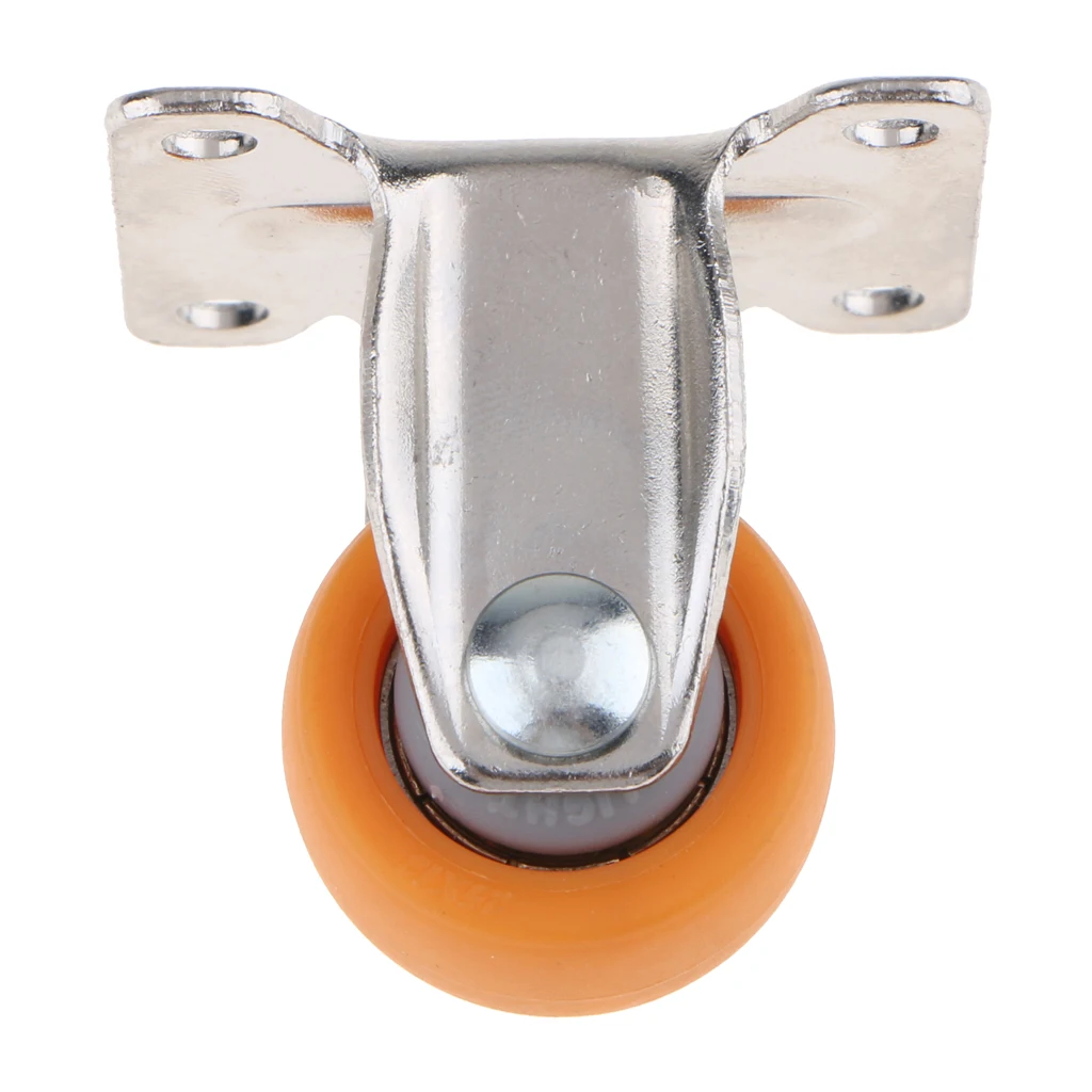 Сверхмощная верхняя пластина с фиксированным колесом нейлоновые колесики