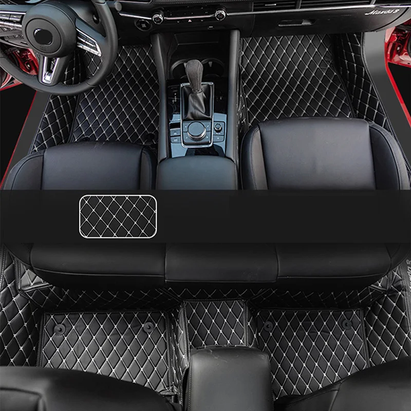 

Car mats Apply to for Mazda3 AXELA 2020 2021 Floor Lining Leather Carpet Accessories Carpet Carpet Interior mats Modified pieces