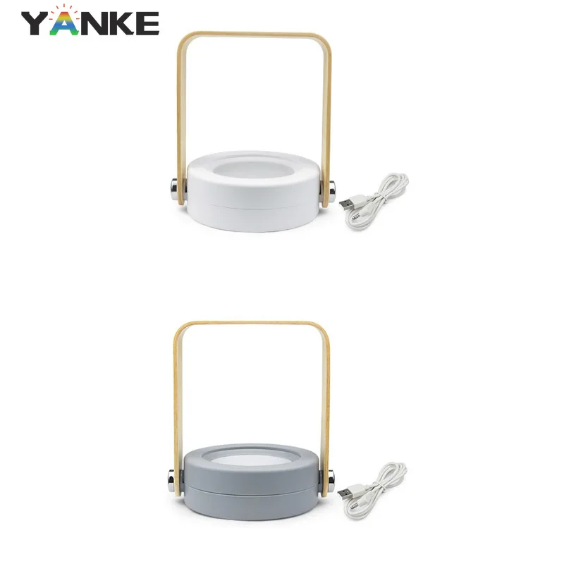 

Портативный фонарь с зарядкой от USB, складной светодиодный светильник для кемпинга с сенсорной регулируемой яркостью, уличный фонарь для чт...