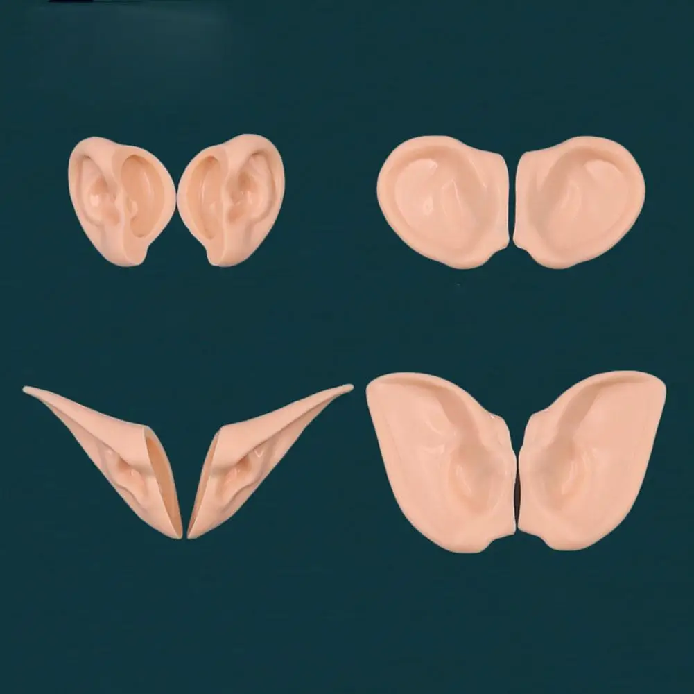 1 пара Ангел с рисунком эльфов и уши эльфа для кукольная поддельная уха реквизит