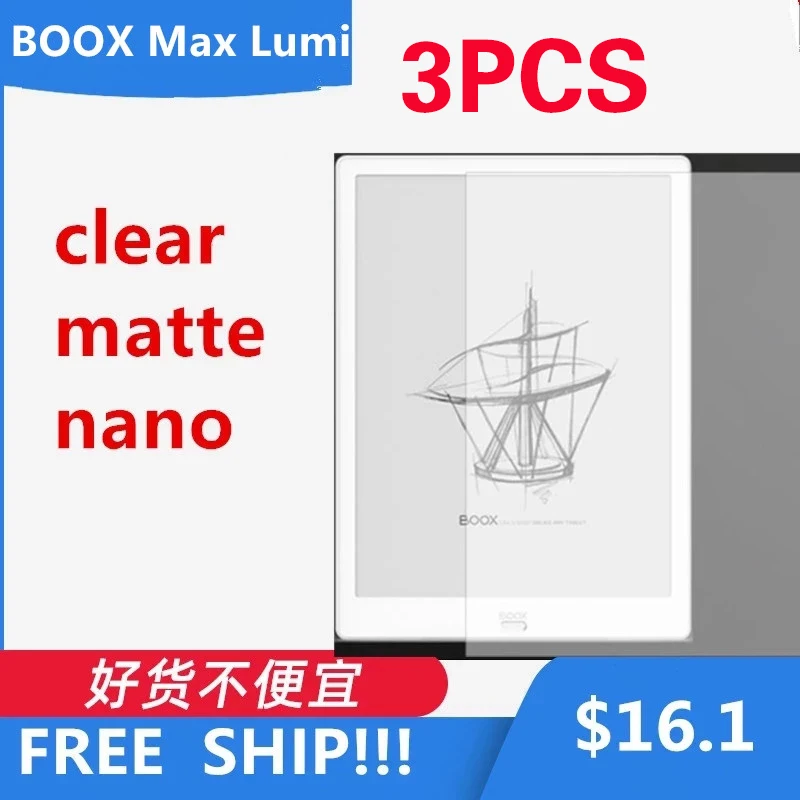 3 шт./лот мягкие прозрачные/матовые/нано взрывозащищенные Защитные пленки для ONYX