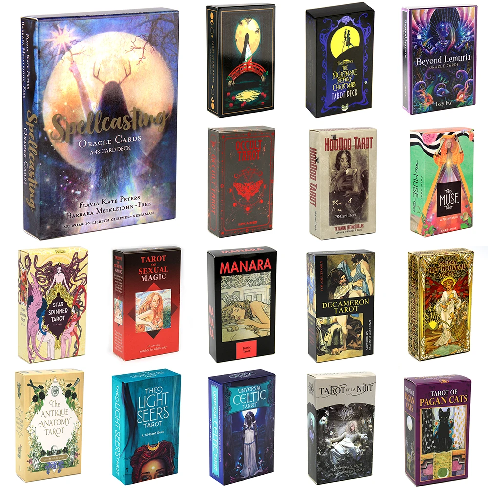 Ангелы и предков Oracle карты 48 игральной руководство карточная игра Гадания