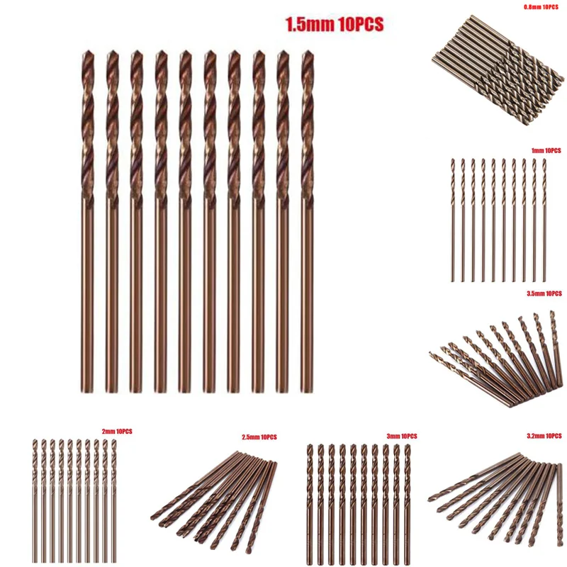 

1-3.5mm Twist Drill Bit Set HSS Gun Drill Bit For Wood/Metal Hole Cutter Power Tools Parts Hand Tools