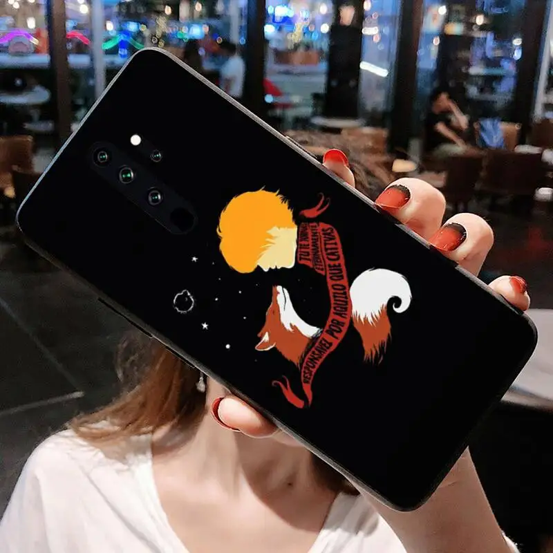 Dabieshu в стиле Маленький принц и лиса мягкий черный чехол для телефона Redmi Note 9 8 8T 8A 7