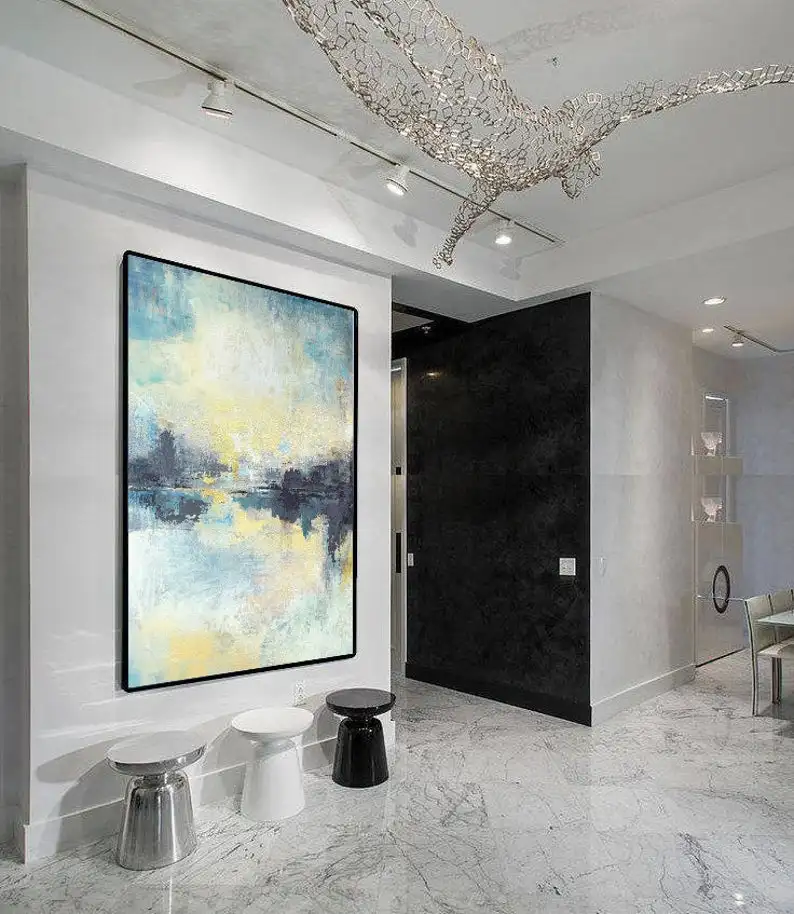 Goedkoop Abstracte Olieverf Canvas Schilderij Natuur Art Woonkamer Decor Grote Muur Schilderen Originele Foto 'S Versierd Kleine Kamer