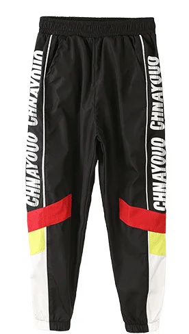 Pants Танцевальные костюмы в стиле хип-хоп для девочек, пиджак и брюки черного цвета, уличная одежда для сцены, детские танцевальные джазовые наряды, одежда для выступлений в Корейском стиле - Цвет: Pants