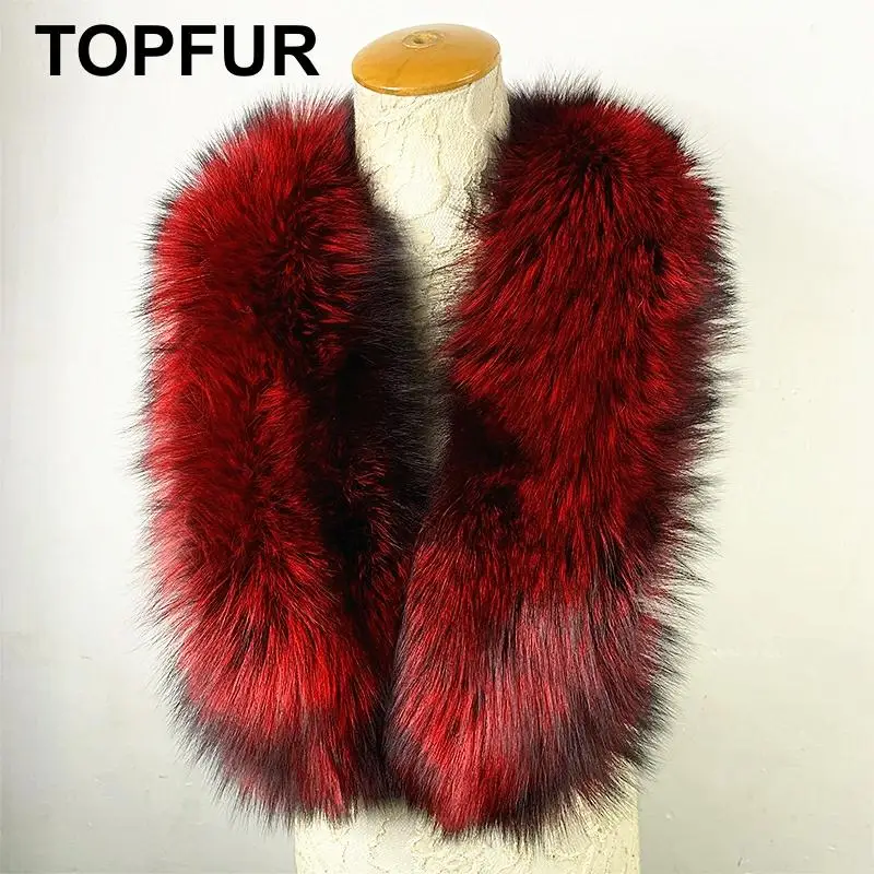 TOPFUR 2019 новая мода зимняя женская шаль цвет красного вина длинный шарф женский из