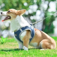 spring and summer new pet chest strap undershirt type reflective dog leash walking dog rope pet supplies