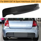 Диффузор для заднего бампера из углеродного волокна, спойлер для BMW 1 серии E87 M Sport Hatchback 120i 130i 2007-2010, черный задний диффузор из стеклопластика