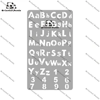 metal diary template upper and lower case letters and numbers the template can be used for painting mural and carving