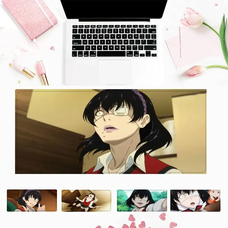 

Лидер продаж, игровой коврик для мыши Kakegurui Midari Ikishima, игровой коврик для клавиатуры, Настольный коврик для мыши, игровые аксессуары для Overwatch