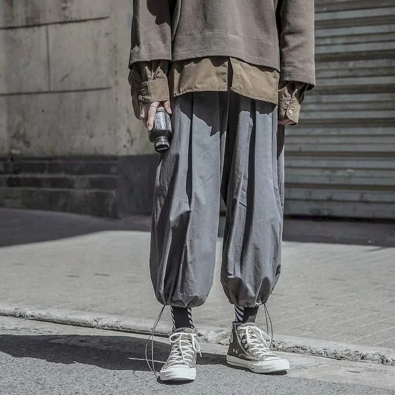 Шаровары мужские модные брендовые леггинсы в японском стиле брюки Мужские осенне зимние универсальные