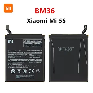 xiao mi 100 orginal bm36 3200mah battery for xiaomi mi 5s mi5s m5s bm36 high quality phone replacement batteries free global shipping