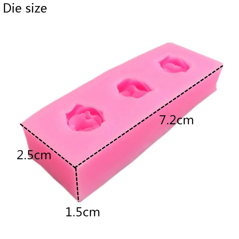 Формы из силикагеля в форме цветка инструменты для украшения шоколадного торта