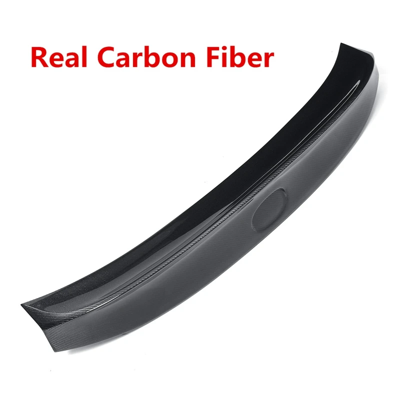 Real Carbon Fiber Высокое качество Настоящее углеродное волокно/Смола HighKick автомобиль задний багажник загрузки спойлер крыло губы для Lexus IS250 IS350 ISF WD 2006-2013 - Цвет: Real Carbon Fiber