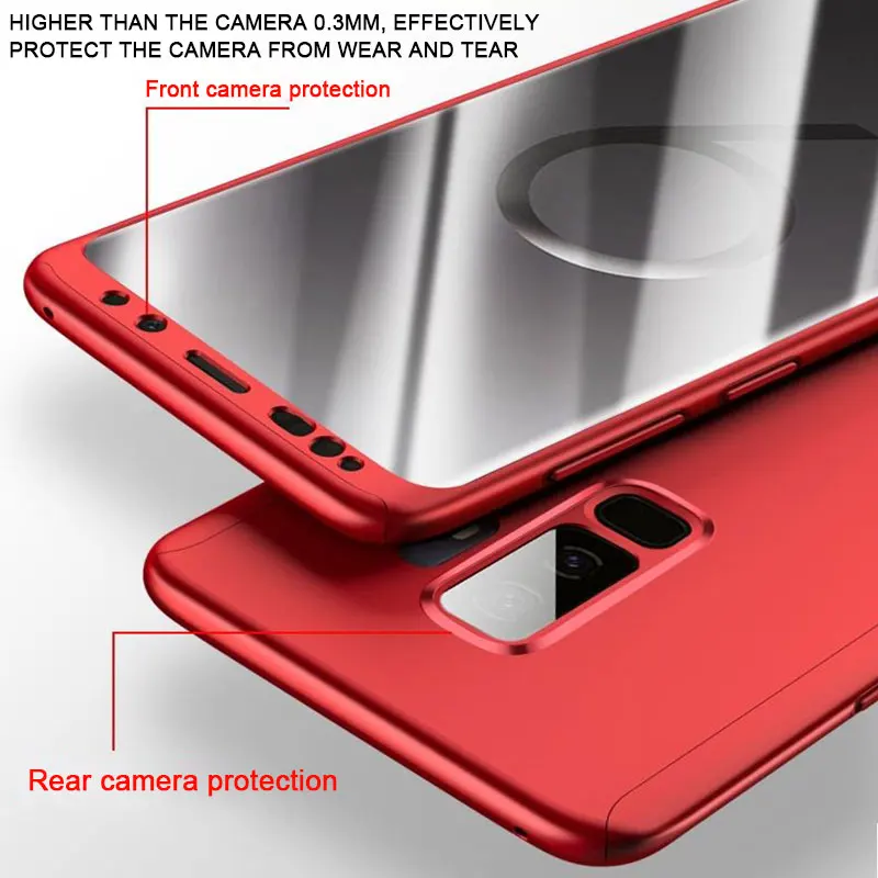 360 полная защита ударопрочный чехол для телефона Samsung Galaxy S20Ultra S10 S9 10 S8 Plus Note 9 8 A10 A50