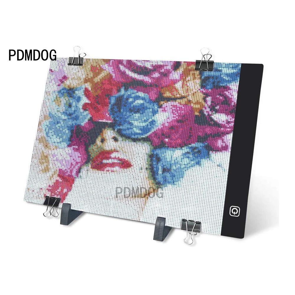 

With scale Dimmable A3/A4 Led Light Pad,tablet,tools,diamond Embroidery,accessories for Diamond Painting Light Board Bracket