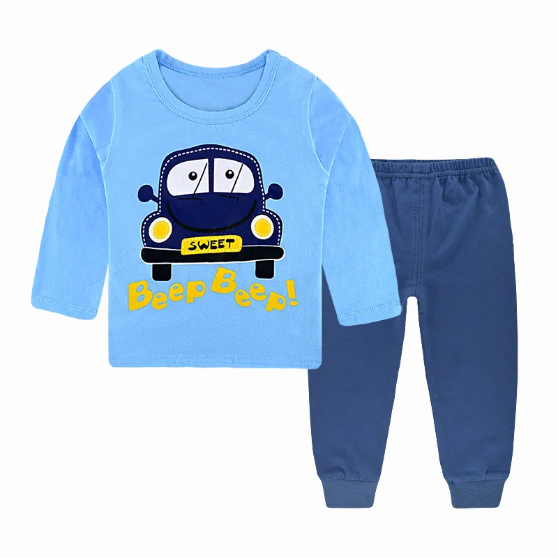 

ZWY1304 Spring Autumn Baby Girl Clothing Set Kids Tracksuit Printed T-shirt+Casual Pants 2PCS Children Clothes Suit