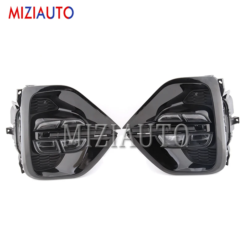 us version MZORANGE светодиодный светильник дневного света для Kia sportage KX5 2 шт. автомобильный DRL Светодиодный дневной светильник передний бампер противотуманная фара белый - Цвет: us version