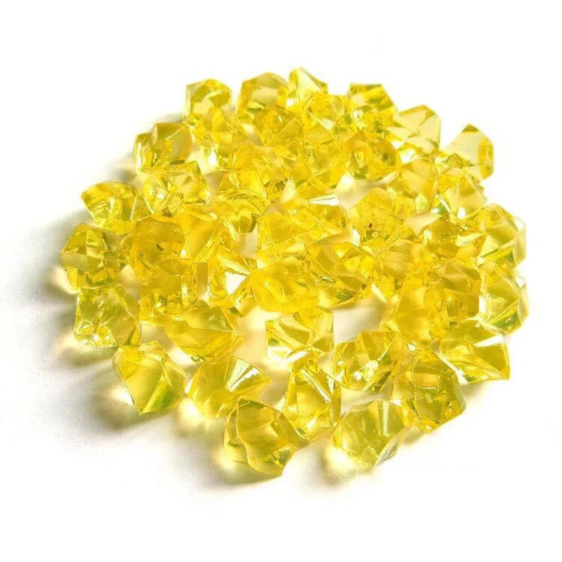 

150XAcrylic Crystal Gem Stone Ice Rock Plant Hydroponic Decor For Vase Fish Tank