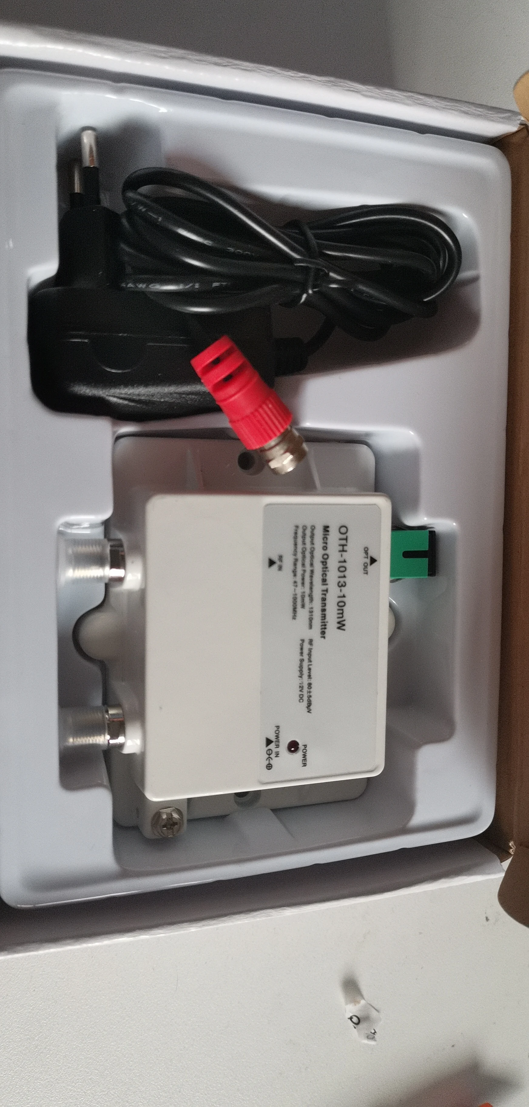 Мини микро оптический передатчик 1013-10 мВт FTTH 12В DC 1310nm 1550nm CATV с SC APC | Мобильные