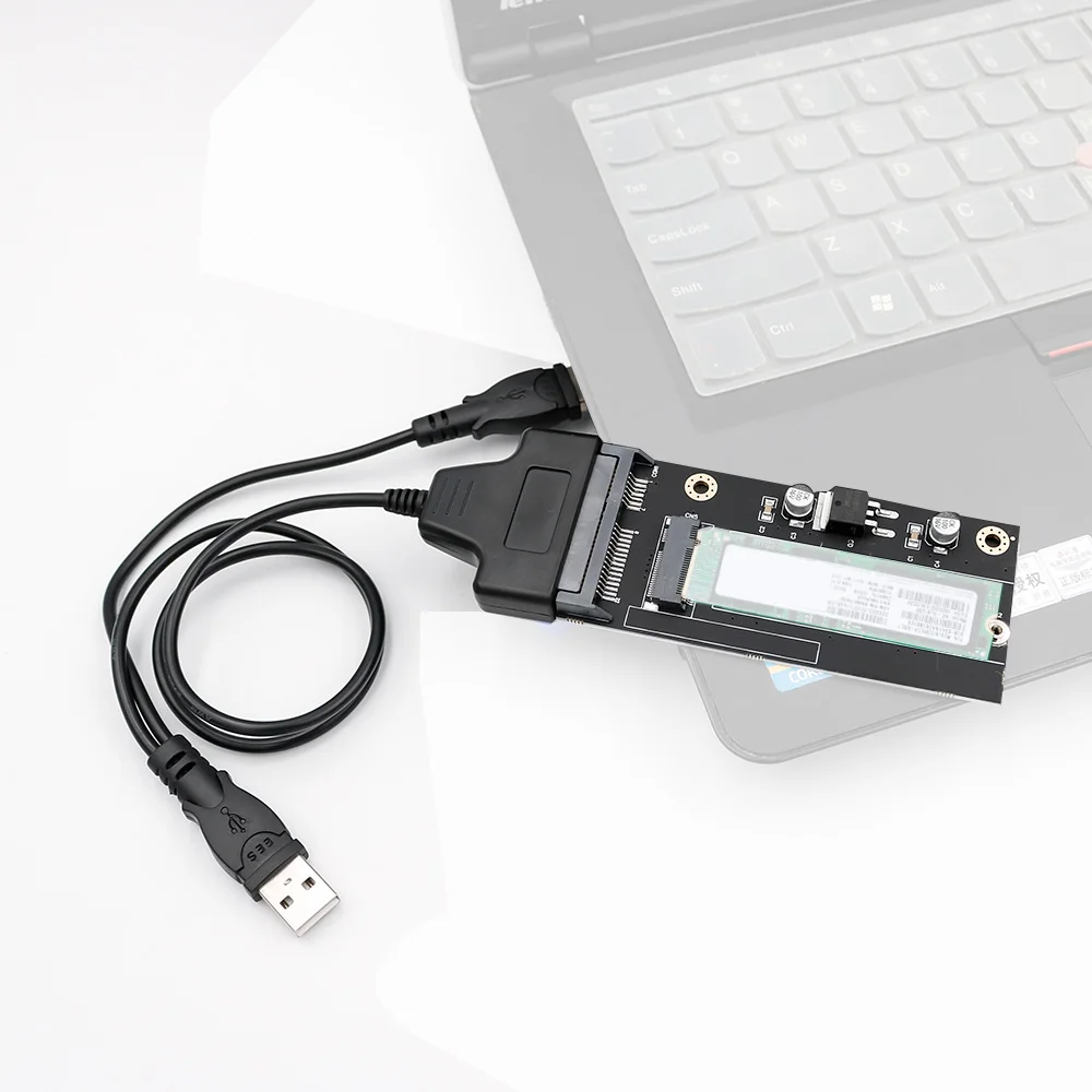 xt xinte 206pin ssd to sata 2 5inch usb adapter card with usb 2 0 cable converter card for laptop thinkpad lenovo x1 carbon free global shipping