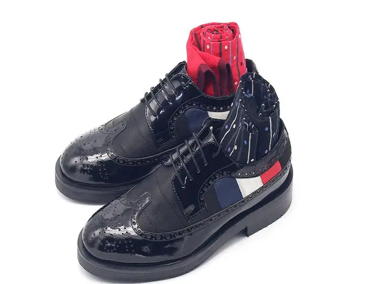 

New arrival brogue shoes lace up shoes for men pointed toe dress shoes fashion genuine leather men shoes