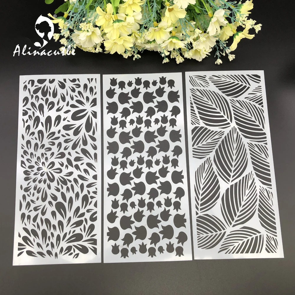 Slimline ПЭТ наслоения трафареты для краски раскраска скрапбукинга тиснильный