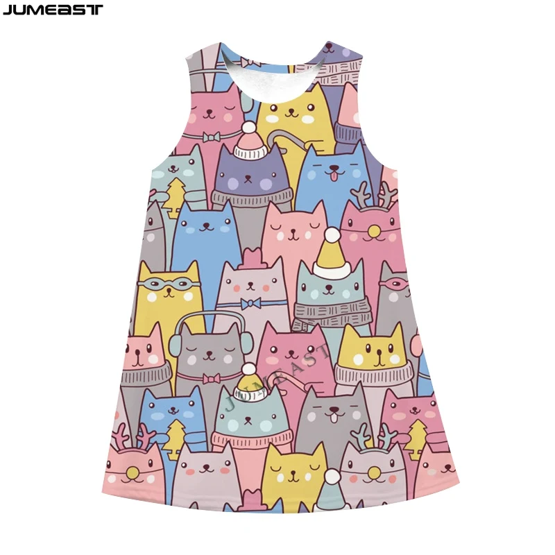 

Jumeast Y2k Women 3D Dresses Female Cartoon Animal Pig Elephant Penguin Summer Skirt Sleeveless Dress Suspender Nightdress