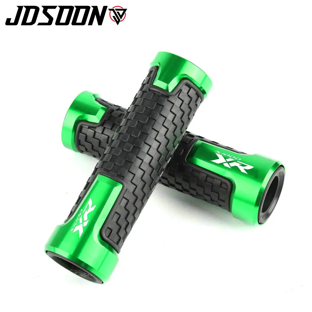 

With logo 7/8'' 22mm Universal Motorcycle Handlebar Grips Handle Grip Bar End Plug FOR BMW S1000XR 2015-2019/S 1000 XR Sport SE